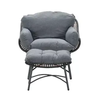 Garden Impressions Logan fauteuil met voetenbank - Copper - afbeelding 3