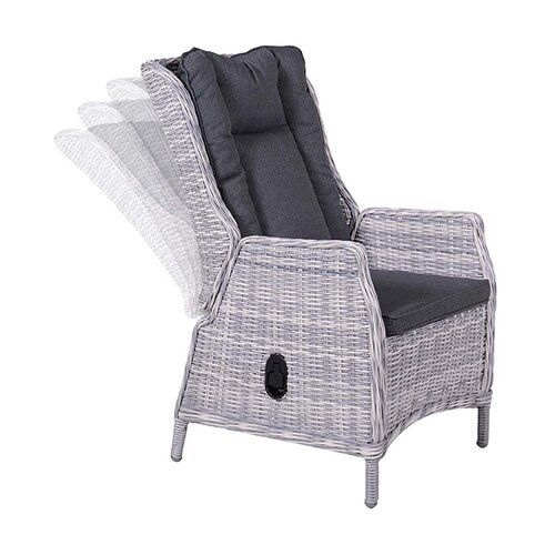 Garden Impressions Osborne verstelbare fauteuil - Cloudy Grey RB - afbeelding 3