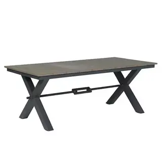 Garden Impressions Robusto Tuintafel 200x100 cm - Carbon Black - afbeelding 1