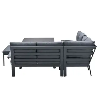 Garden Impressions Rondo Lounge Diningset - Carbon Black - afbeelding 3