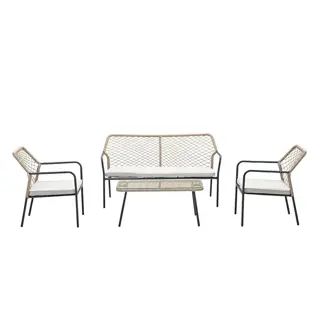 Garden Impressions Turin Sofa Loungeset - Taupe | Tuincentrum De Boet
