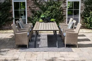 Garden Impressions Vigo Tuintafel 230x100 - Carbon Grey - afbeelding 3