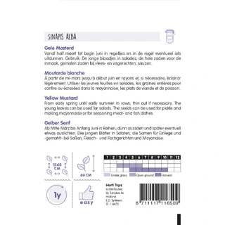 Horti Tops Mosterd, Gele - afbeelding 2