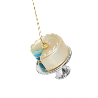 Yup Kerstornament Gender Reveal Taart - Blauw - afbeelding 1