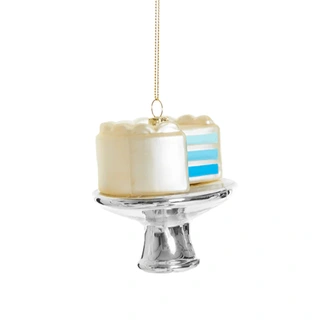 Yup Kerstornament Gender Reveal Taart - Blauw - afbeelding 3