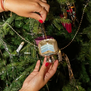 Yup Kerstornament Gender Reveal Taart - Blauw - afbeelding 4