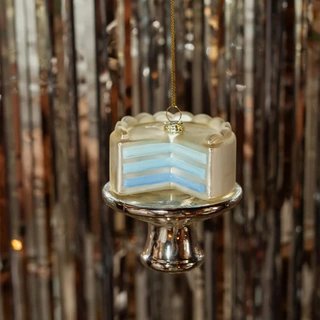 Yup Kerstornament Gender Reveal Taart - Blauw - afbeelding 5