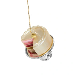 Yup Kerstornament Gender Reveal Taart - Roze - afbeelding 1