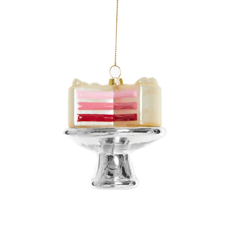 Yup Kerstornament Gender Reveal Taart - Roze - afbeelding 2