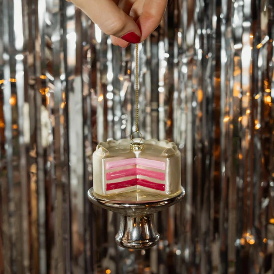 Yup Kerstornament Gender Reveal Taart - Roze - afbeelding 5