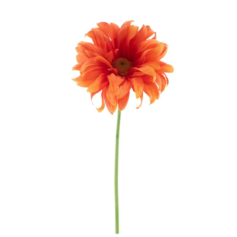 Kunstbloem Gerbera Lotte Oranje - 76 cm