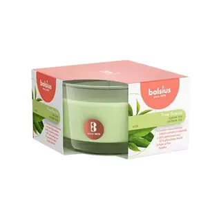 Bolsius Geurglas True Scents Ø8x5 cm - Green Tea