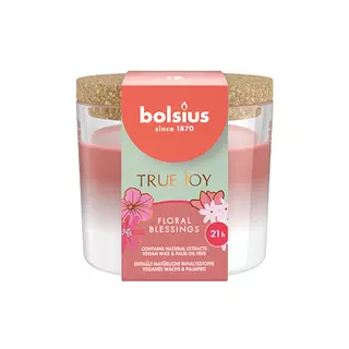 Bolsius Geurglas True Joy Ø6,6x8,3 cm - Floral Blessings