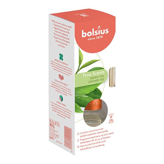 Bolsius Geurstokjes True Scents Green Tea - 45ml