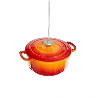 Yup Kerstornament Gietijzeren Pan - Oranje - afbeelding 1