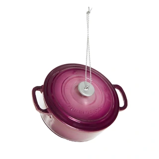 Yup Kerstornament Gietijzeren Pan - Paars - afbeelding 1