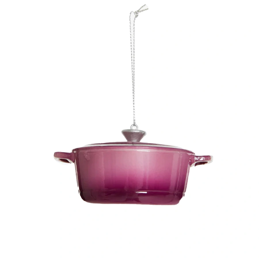 Yup Kerstornament Gietijzeren Pan - Paars - afbeelding 2