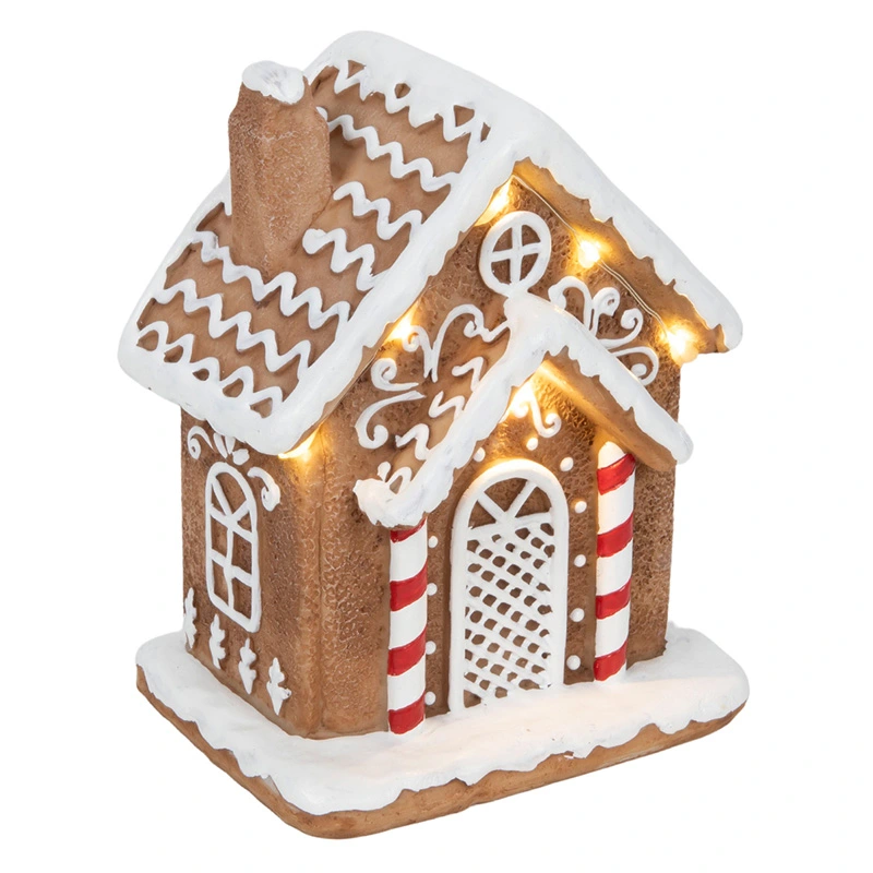Gingerbreadhuis LED - 13,8 cm