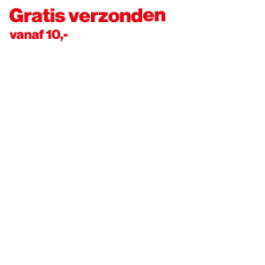 Gratis verzending va. 10,00
