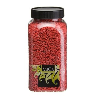 Mica Decorations Gravel - Rood