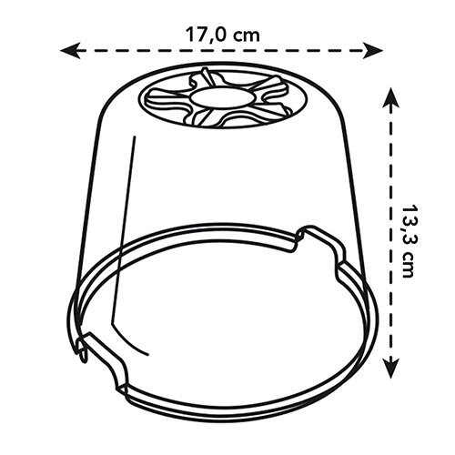 Elho Green Basics Kweekhuis Rond - Ø17 cm - afbeelding 5