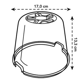 Elho Green Basics Kweekhuis Rond - Ø17 cm - afbeelding 5