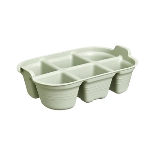 Elho Green Basics Zaaitray 22 cm - Steengroen - afbeelding 1