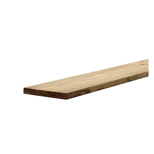 Grenen plank 2x20x180, geïmpregneerd