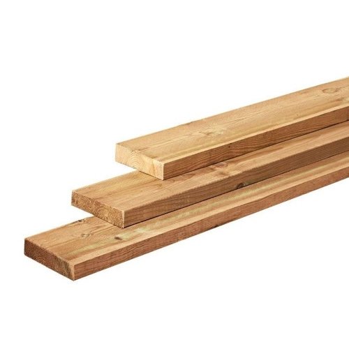 Grenen plank geschaafd/fijnbezaagd, 2,8x19,5x400