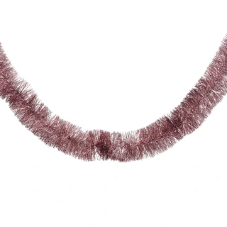 Guirlande Lametta Ø10 cm - Vintage Roze