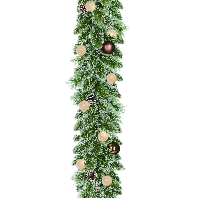 Guirlande Kaprun Frosted LED Groen - 270 cm