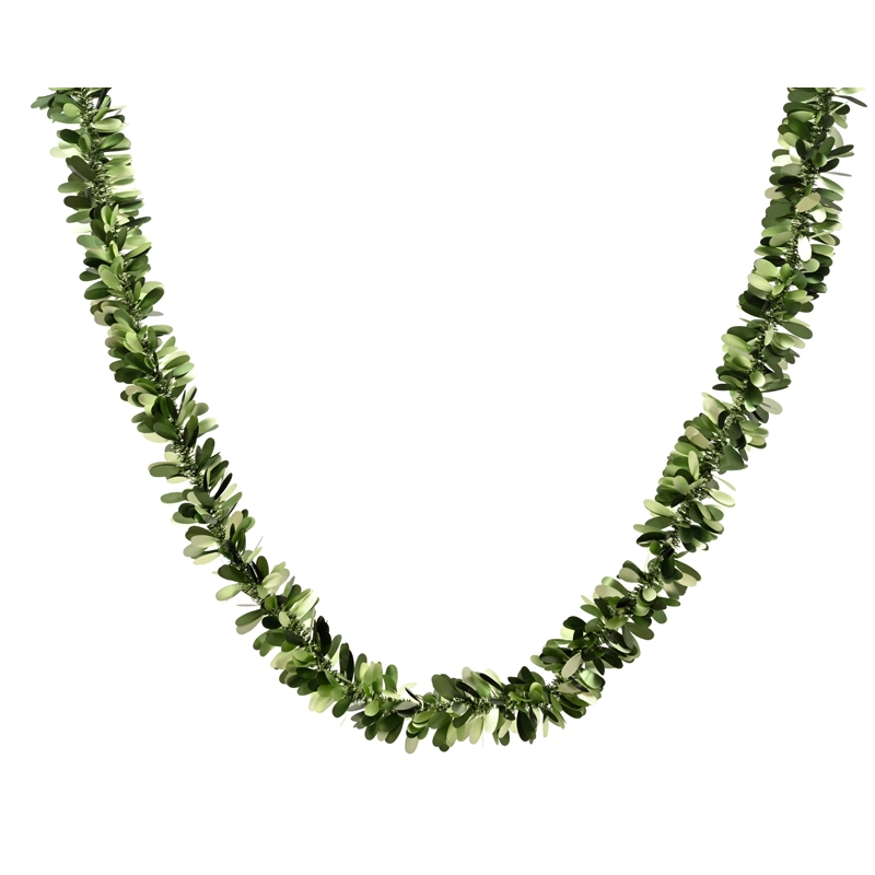 Guirlande Lametta Groen Mat - 200 cm