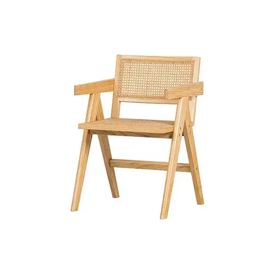 Woood Exclusive Gunn Eetkamerstoel Rattan / Hout Naturel - afbeelding 1