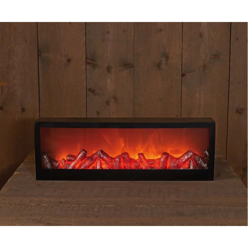 Deco LED Haard - 60x20x10 cm - afbeelding 2