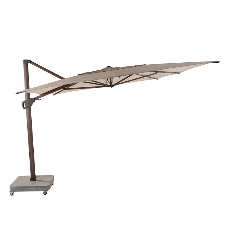 4 Seasons Outdoor Hacienda Zweefparasol 300x400 - Beach/Wenge Frame - afbeelding 2