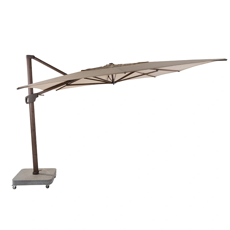 4 Seasons Outdoor Hacienda Zweefparasol 300x400 - Beach/Wenge Frame - afbeelding 3