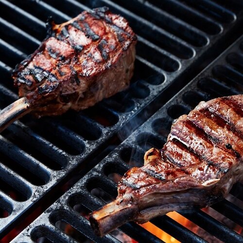 Half Moon Cast Iron Cooking Grate - Classic Joe - afbeelding 2