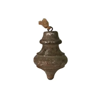 Kersthanger Beyblade Hout - Vintage Silver