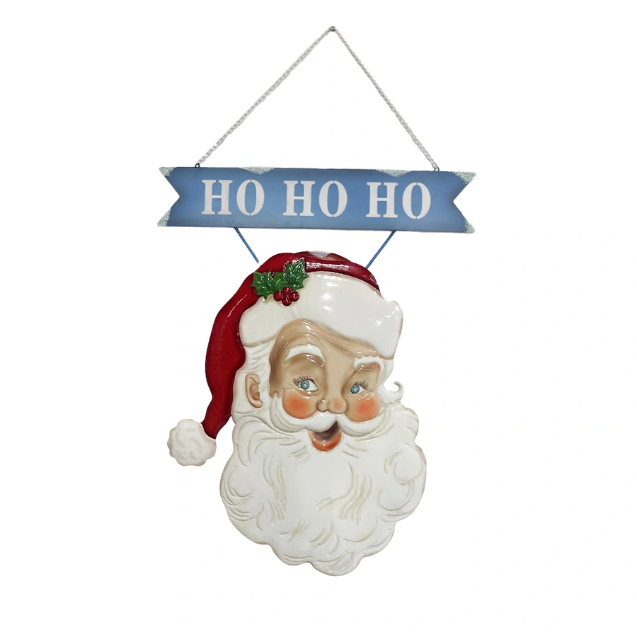 Wanddeco Kerstman - 45x76 cm
