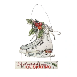 Wanddeco Schaatsen - 30x43 cm