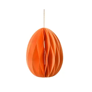 Hanger Papier Ei 13 cm - Oranje | Tuincentrum De Boet