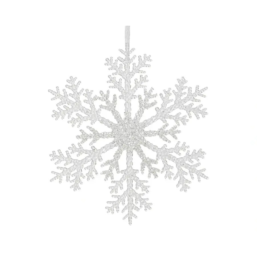 Kersthanger Sneeuwvlok Glitter - Ø32 cm