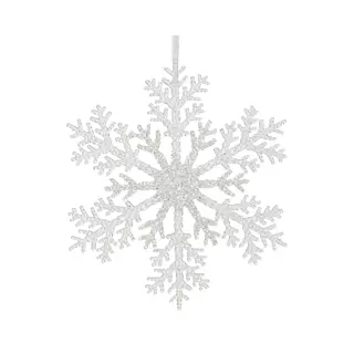 Kersthanger Sneeuwvlok Glitter - Ø32 cm