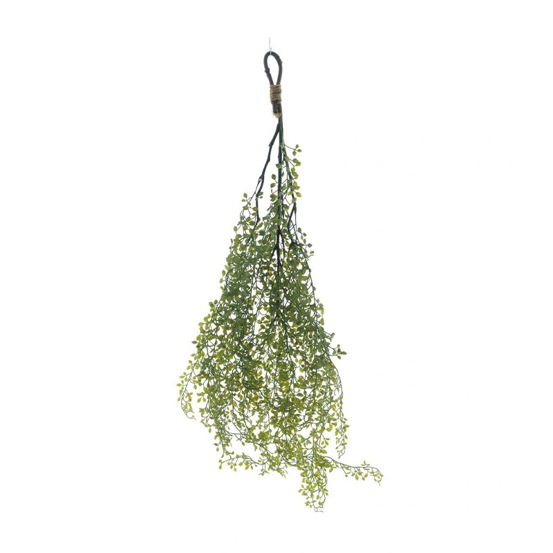 Kunsttak Button Leaf Donkergroen - 95 cm