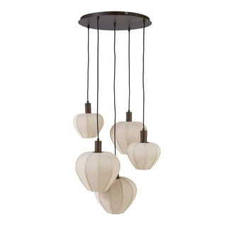 Light & Living Hanglamp Huxi 5-Lichts - Ø76x140 cm - afbeelding 1