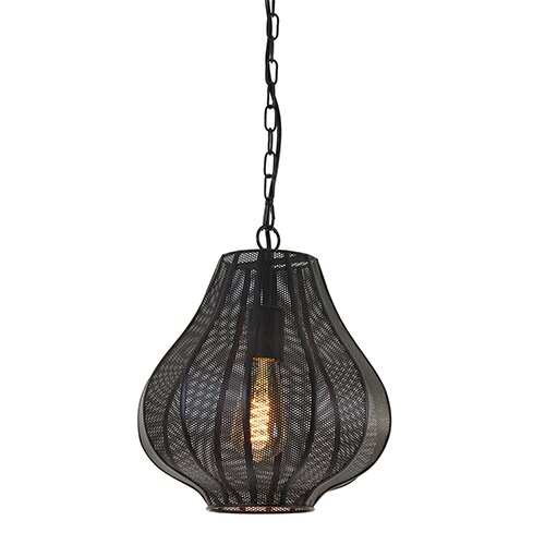 Light & Living Hanglamp Ø27x33 cm MICHA mat zwart - afbeelding 2