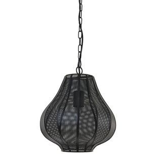 Light & Living Hanglamp Ø27x33 cm MICHA mat zwart - afbeelding 1