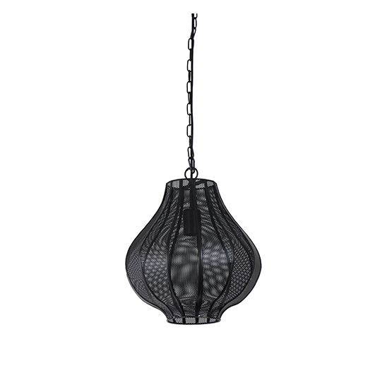 Light & Living Hanglamp Ø30,5x36,5 cm MICHA mat zwart
