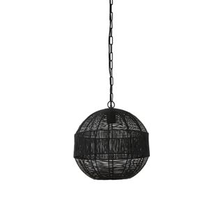 Light & Living Hanglamp Ø35x38 cm PILKA mat zwart - afbeelding 1