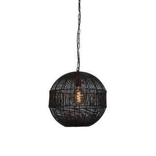 Light & Living Hanglamp Ø45x47 cm PILKA mat zwart - afbeelding 2